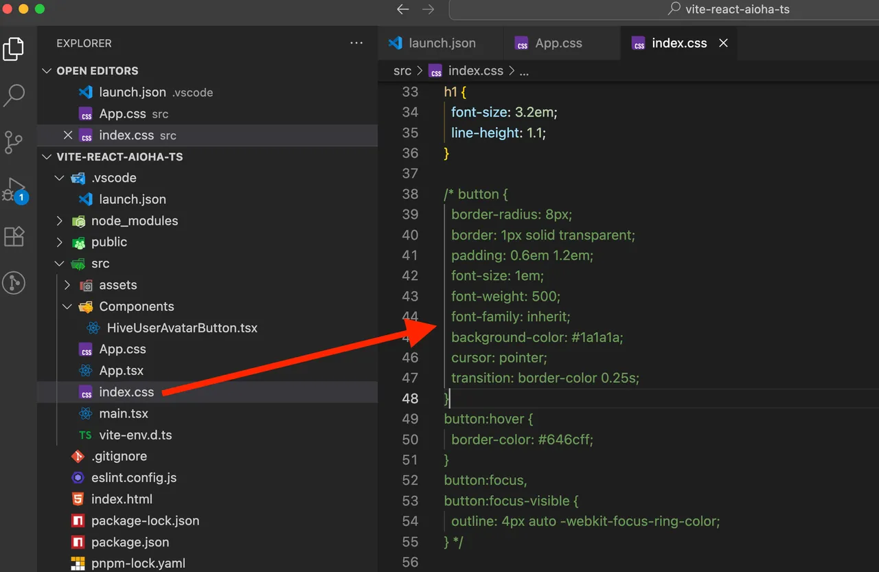 Remove boilerplate CSS