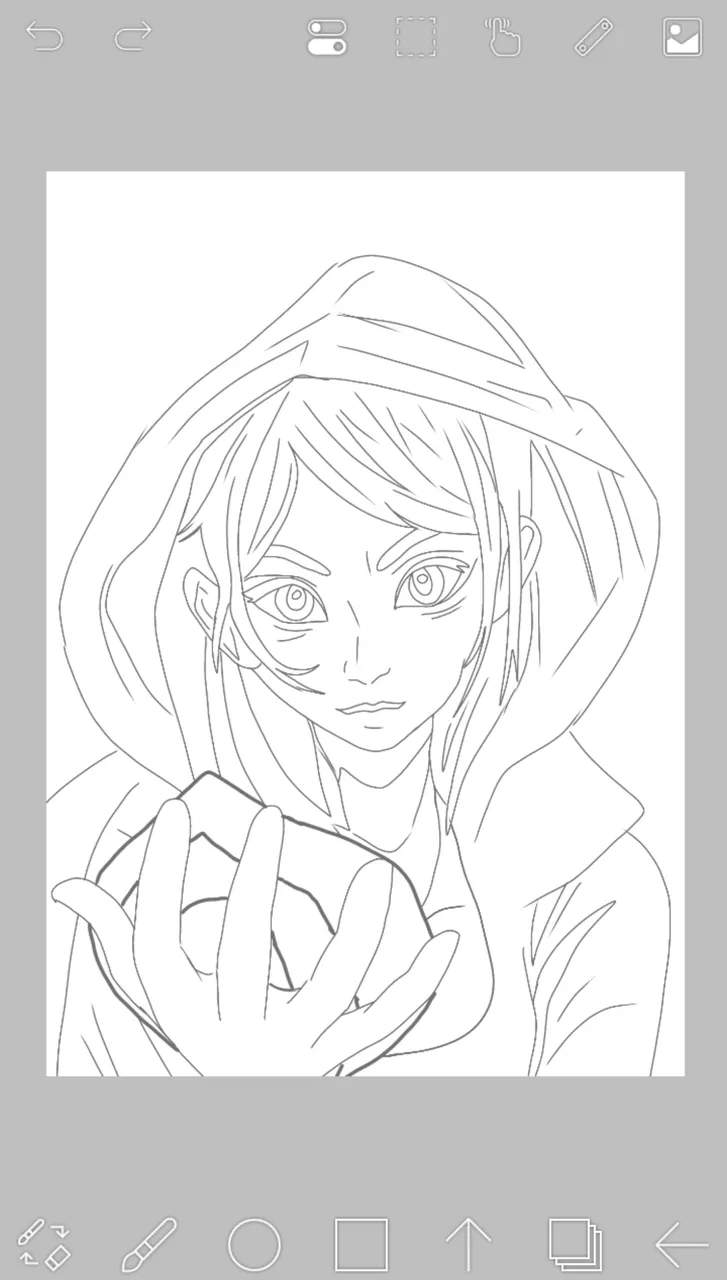 fanart Splinterlands Silvershield Assassin skizze 1.jpg