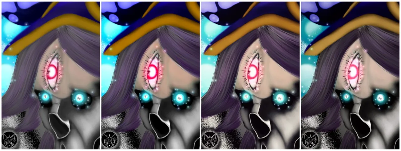 splinterlands fanart reklah merged with Runeseer Sevaya 6.jpg