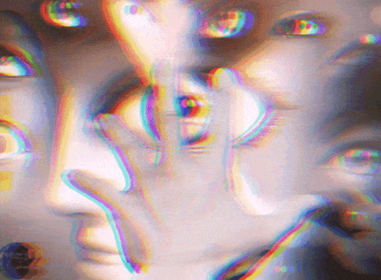 drawing nightmare eyes are everywhere ki generated art.gif