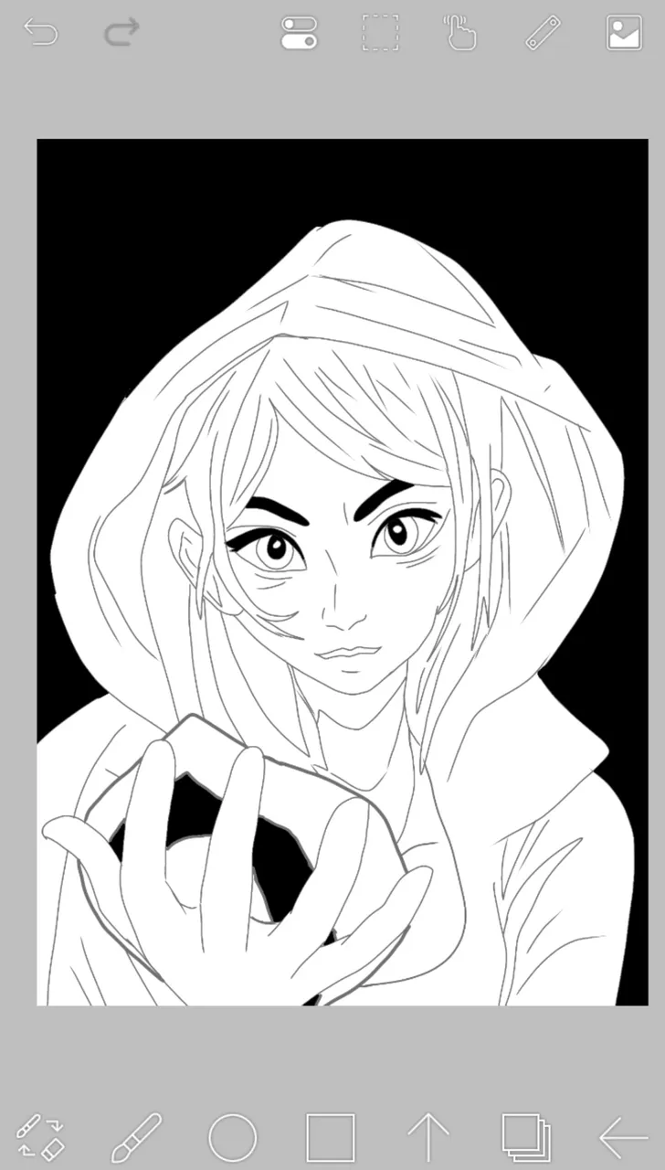 fanart Splinterlands Silvershield Assassin skizze 2.jpg