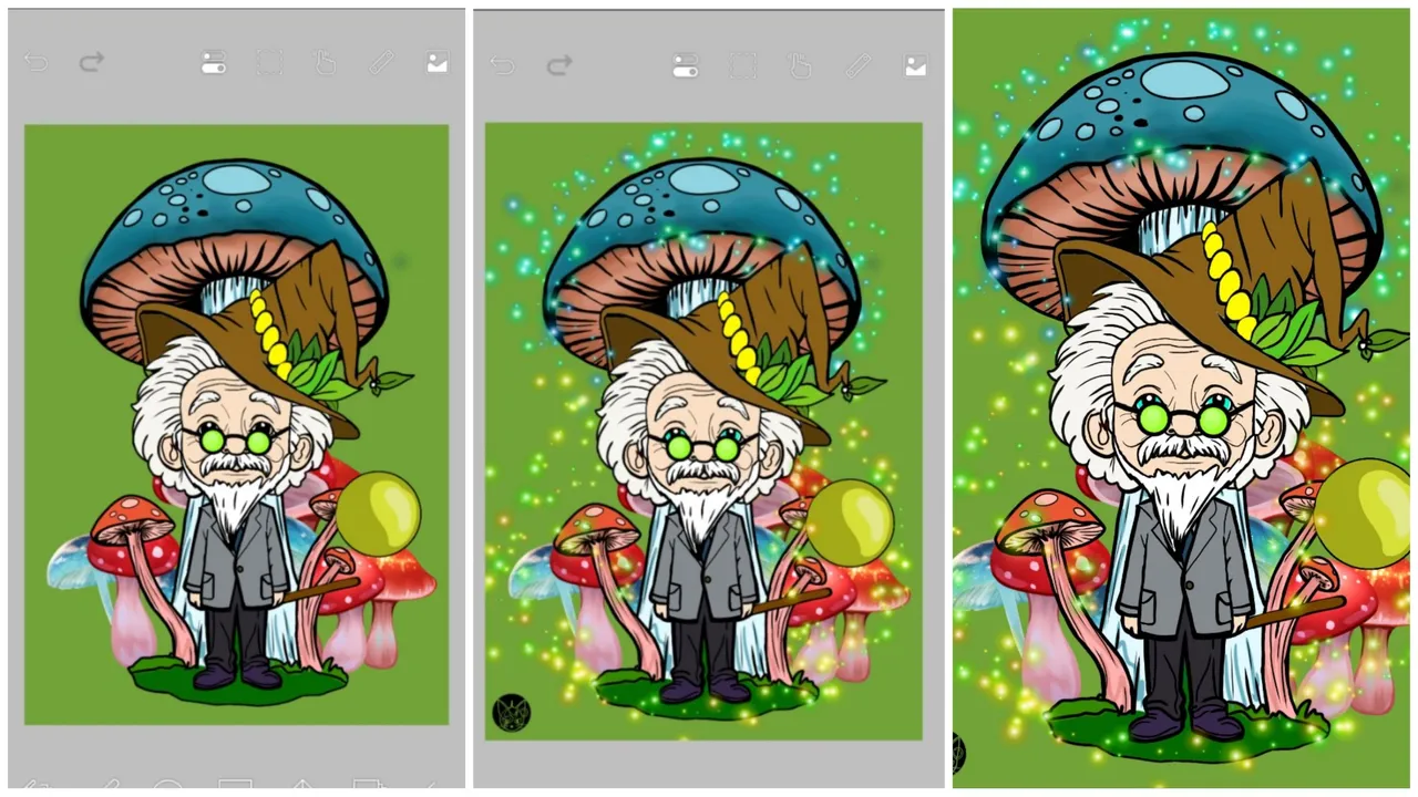 splinterlands fanart the wizard of Eastwood is Albert Einstein 11.jpg