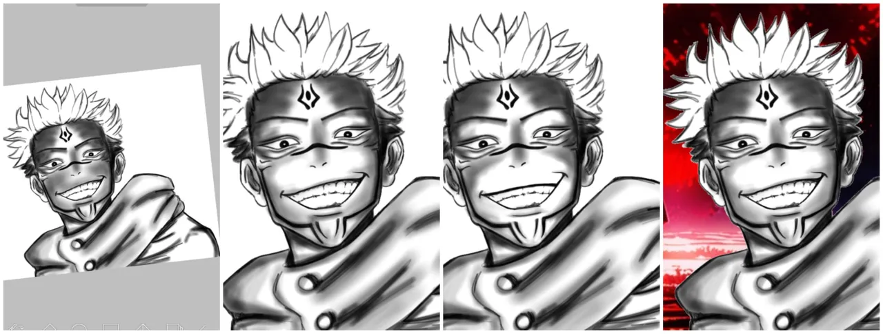 Catsurrealworld fanart jjk demon slayer crossover Sukuna 1.jpg