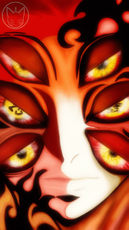 surrealworld fanart demon slayer Kokushibo gif 2.gif