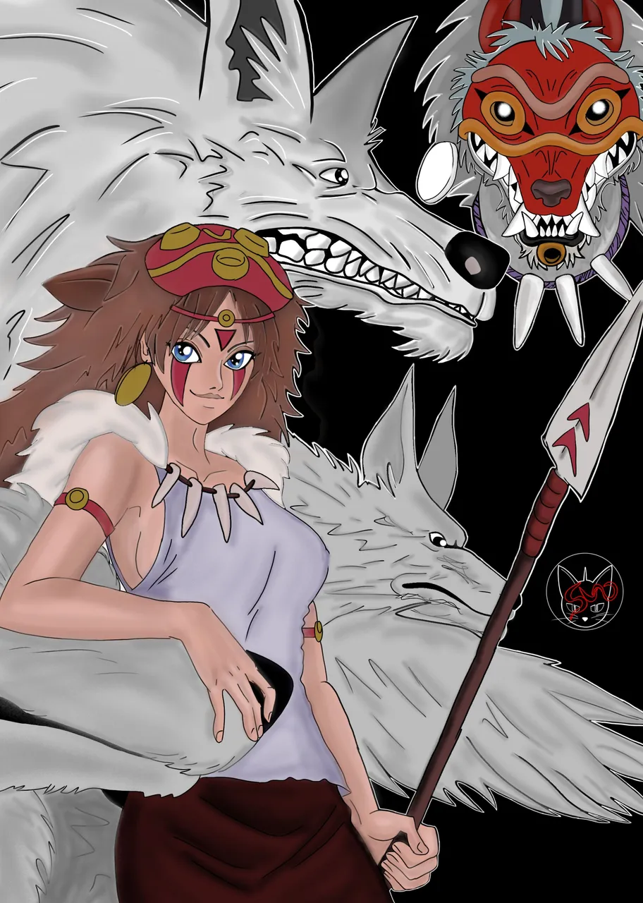 Fan Zeichnung Prinzessin Mononoke.png