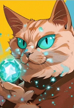 splinterlands fanart eternal tofu ai drawing combination before after.gif