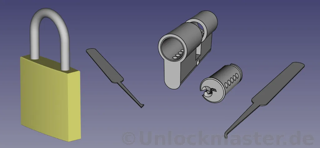 ABUS - Profilzylinder Assembly disassembled + Picks + Hangschloss - Homepage Cover1024_v1.png