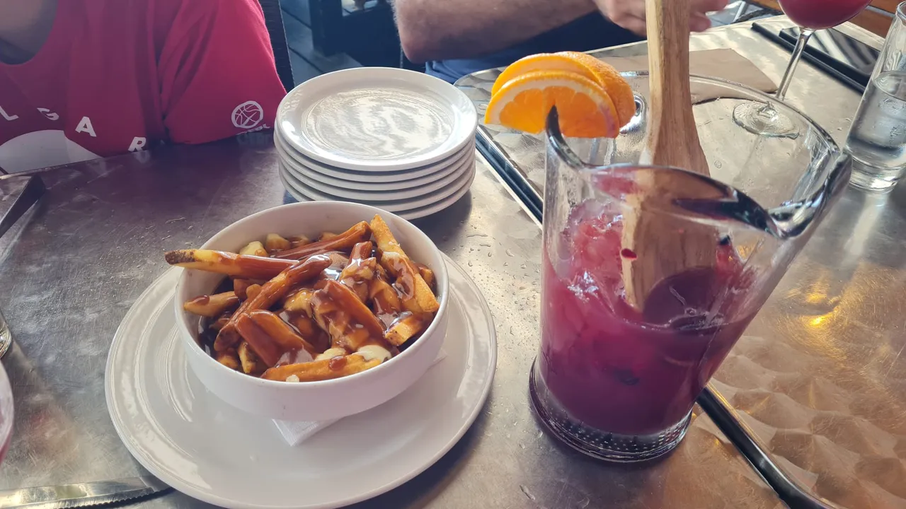 White Rock - Sangria _ Poutine