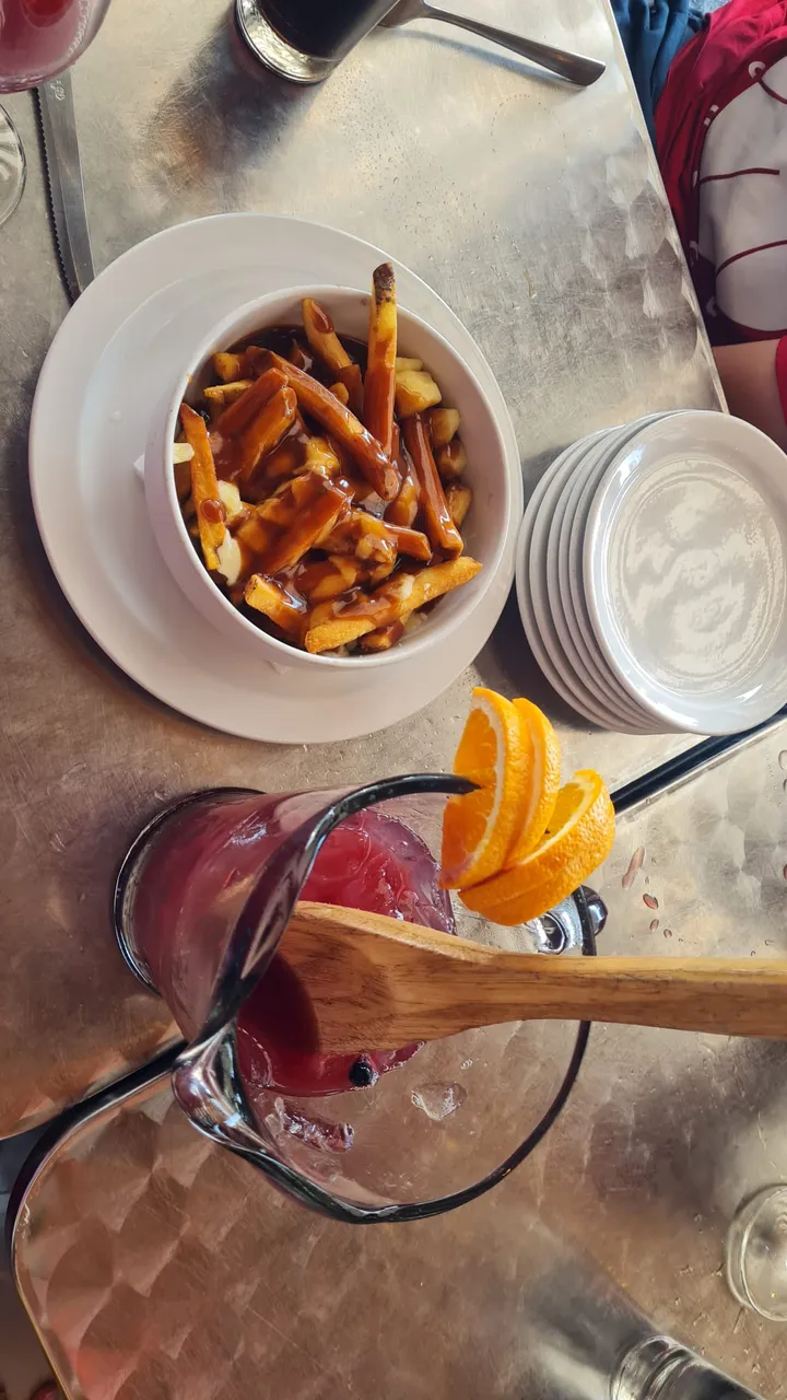 White Rock - Sangria _ Poutine