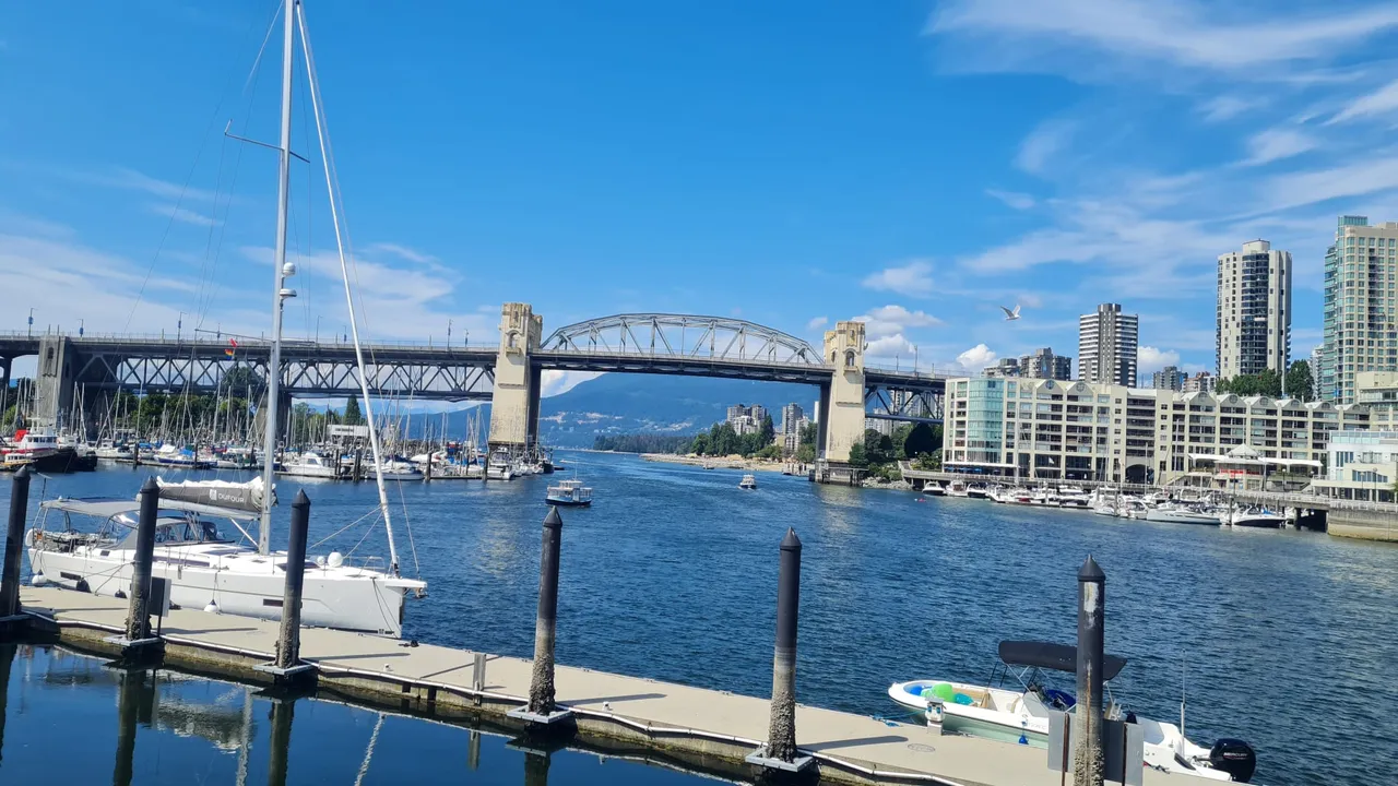 Granville Island View of the port entrance