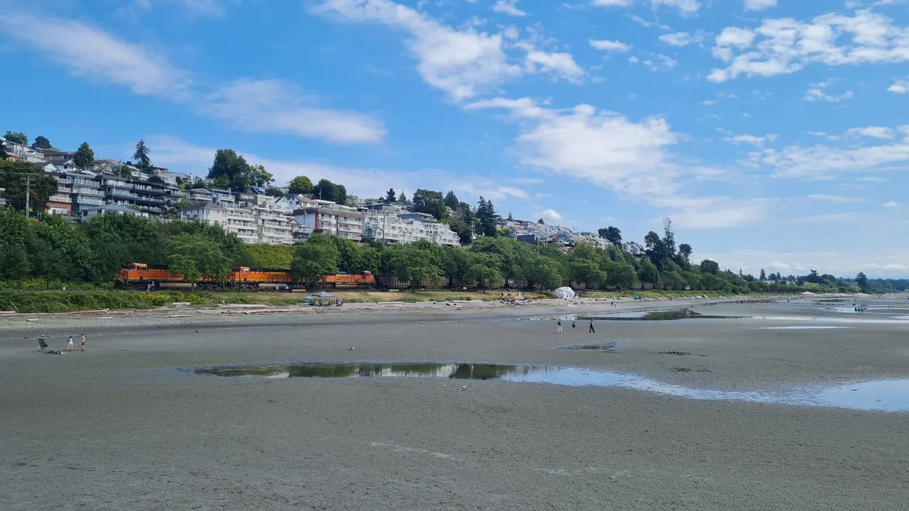 White Rock beach