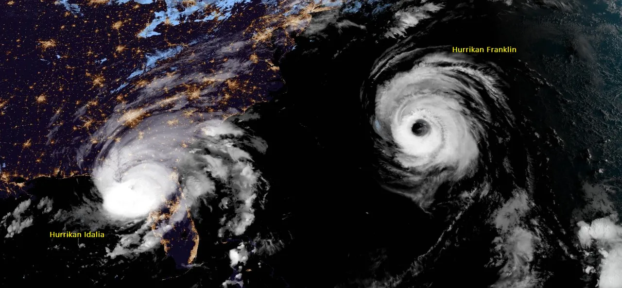 202308301233 Hurrican Idalia und Franklin.png