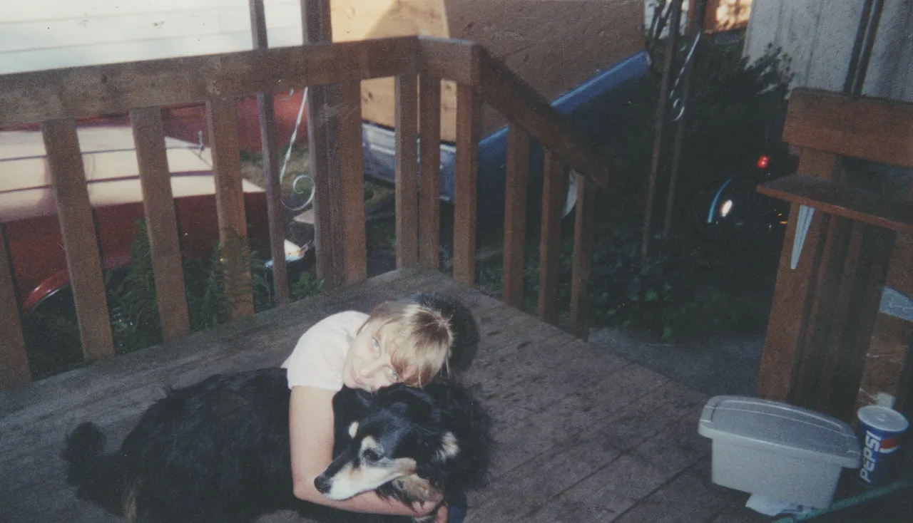 1999 maybe - Crystal and Raelyn's dog.jpg