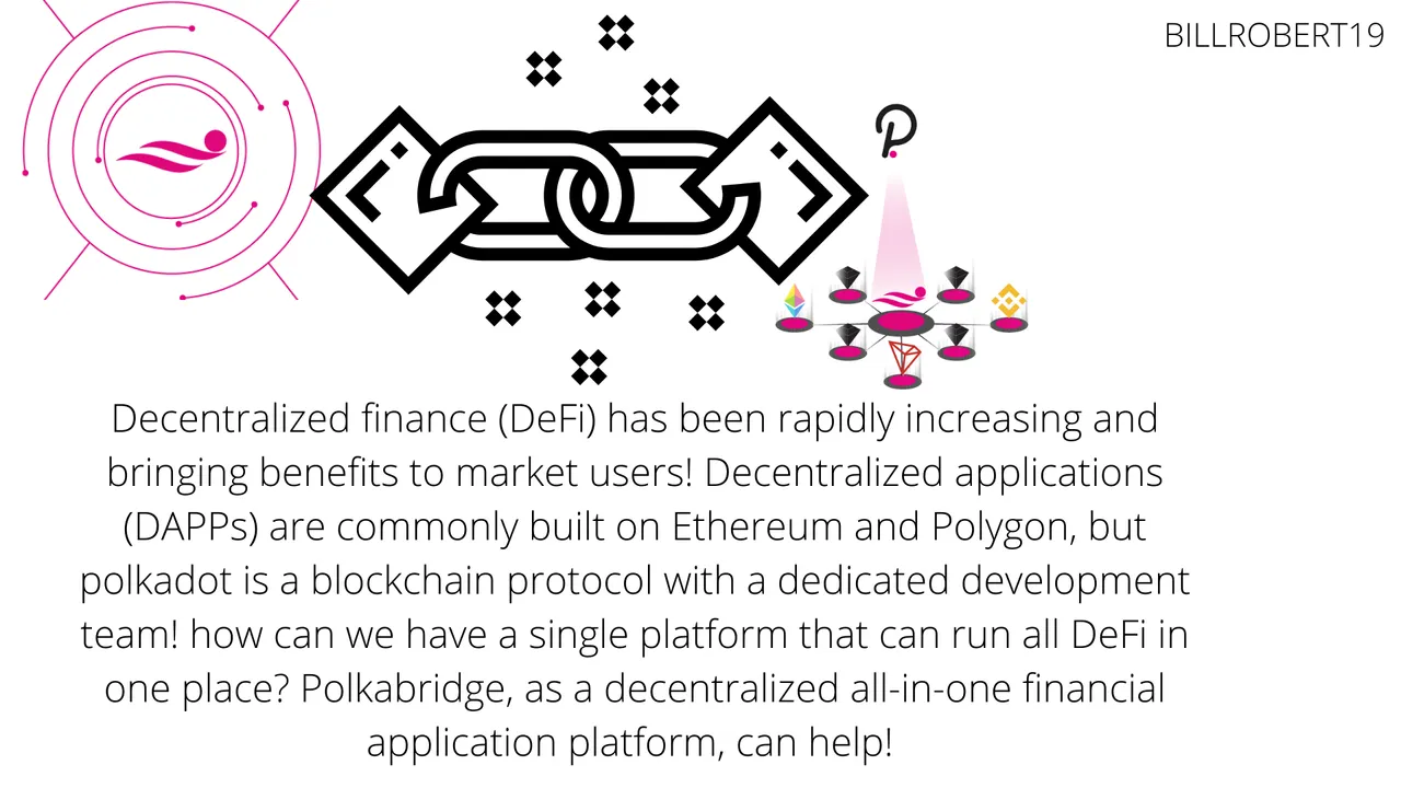 Decentralized finance (DeFi) has been rapidly increasing and bringing benefits to market users! Decentralized applications (DAPPs) are commonly built on Ethereum and Polygon, but polkadot is a blockchain protocol wit-1.png