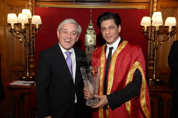 Speaker  Rt Hon John Bercow and Shah Rukh Khan at Britain’s House of Commons in London DSC_5744.jpg