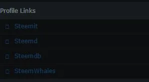 profile links