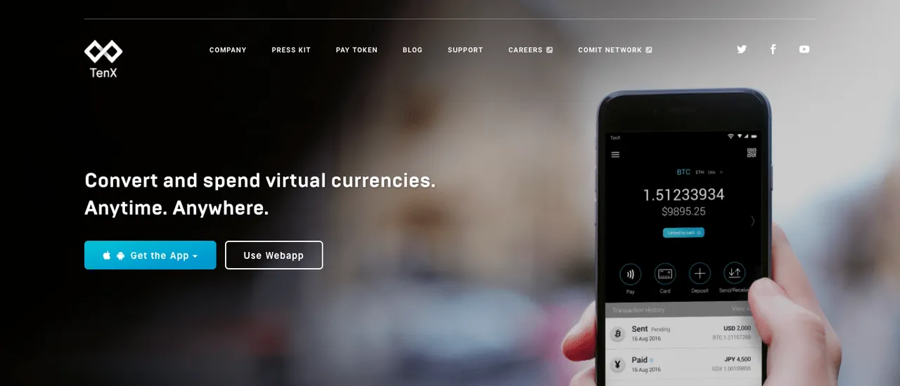 TenX Homepage