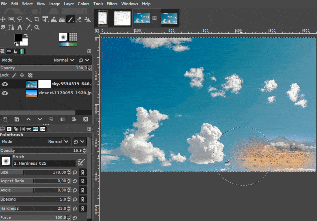 Illustration - Creating a clouds overlay