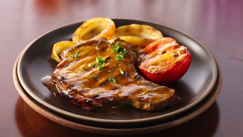 Barbecued Pork Chops
