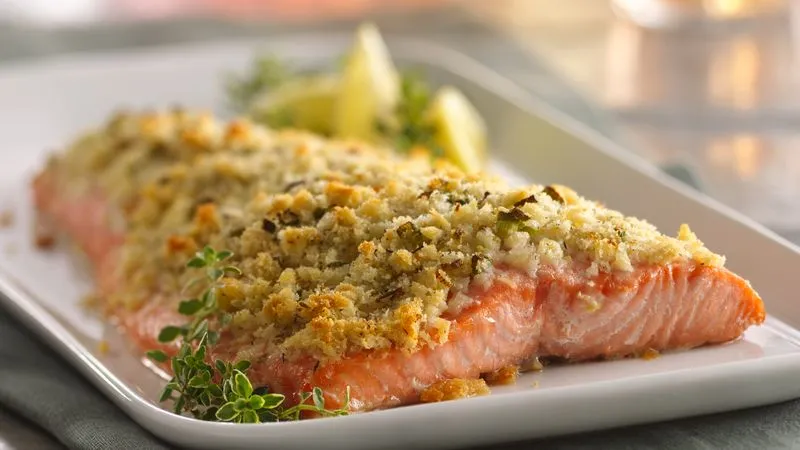 Crumb-Topped Salmon