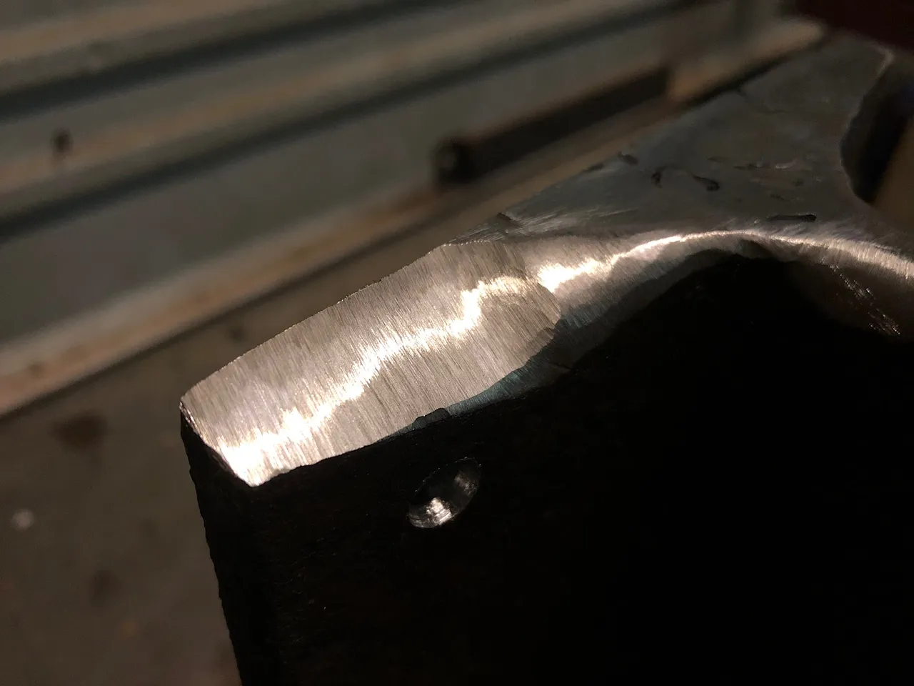 Making a hot cut from the rail base