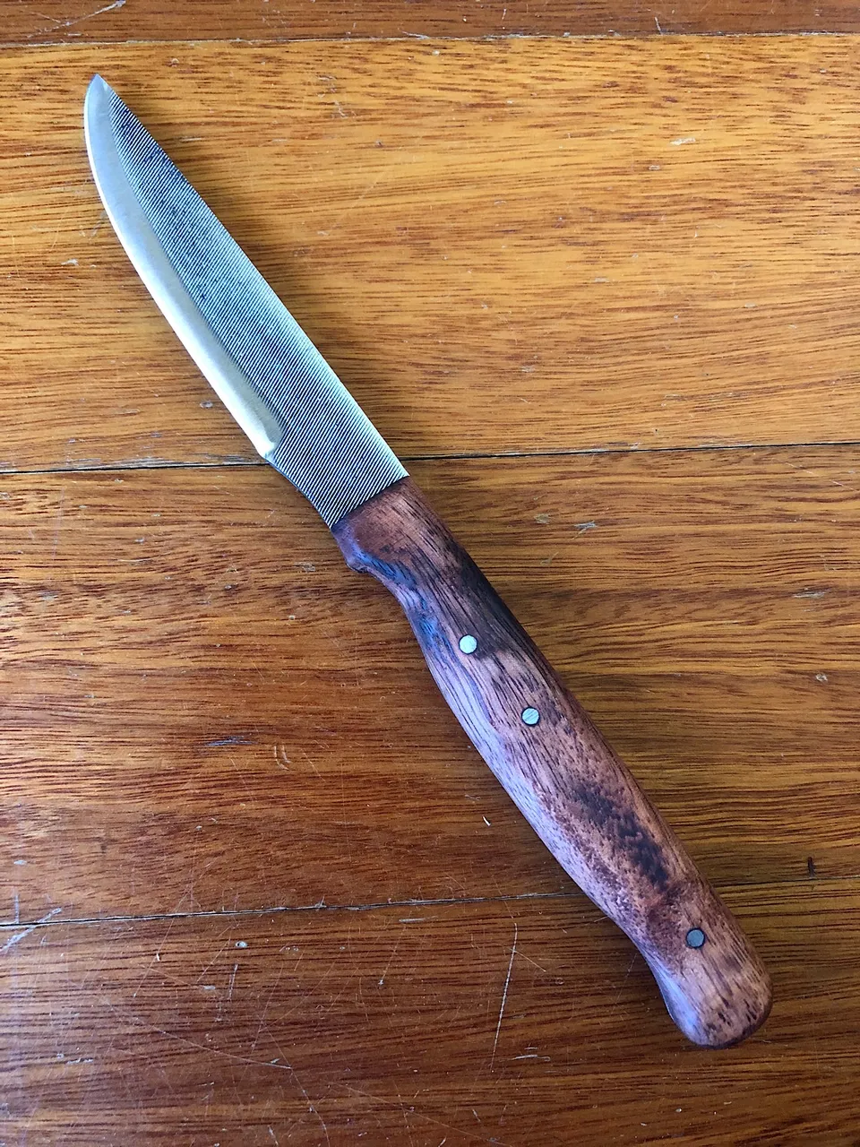 Knife from an old file