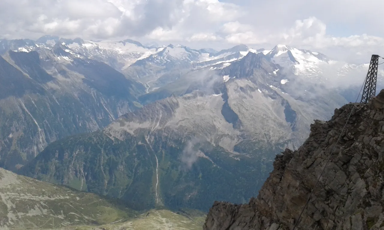 View of the alps