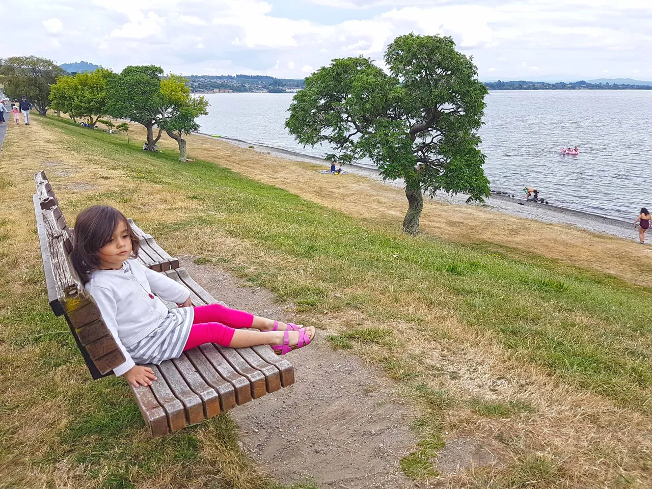 Lakefront stroll