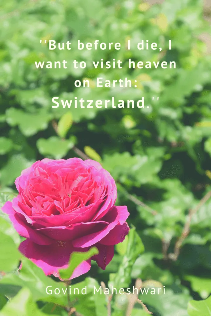 Quotes about Switzerland, photo by My Small Travel Guide. All rights reserved.