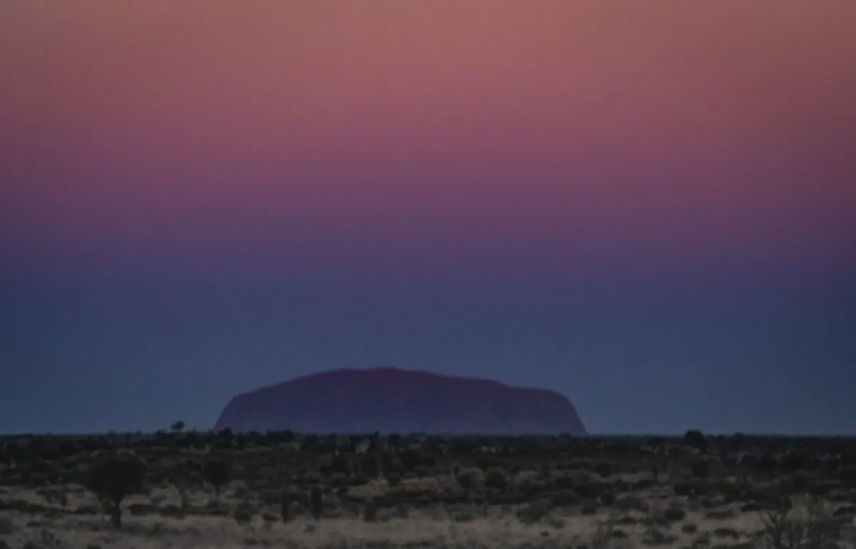 Uluru at dusk