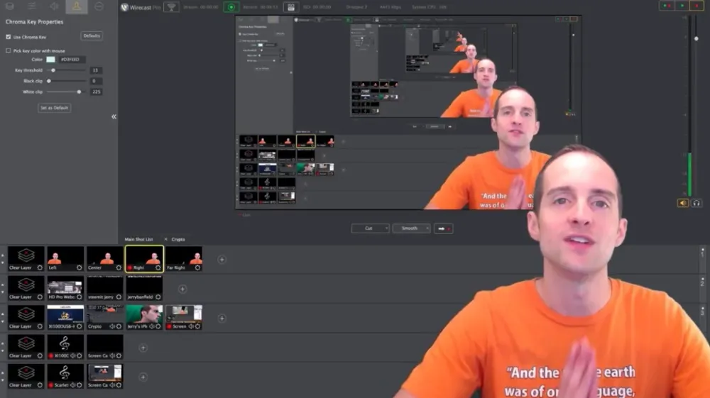 Setup a Chroma Key Perfectly in Wirecast + No More Rendering!