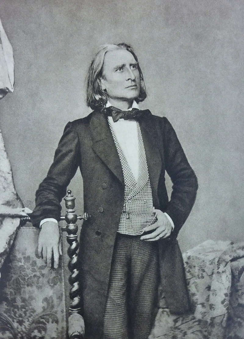 Liszt in 1858. Photo Source - Wikipedia
