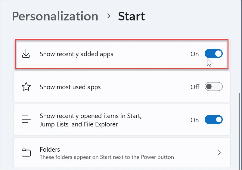 2-show-recently-added-apps