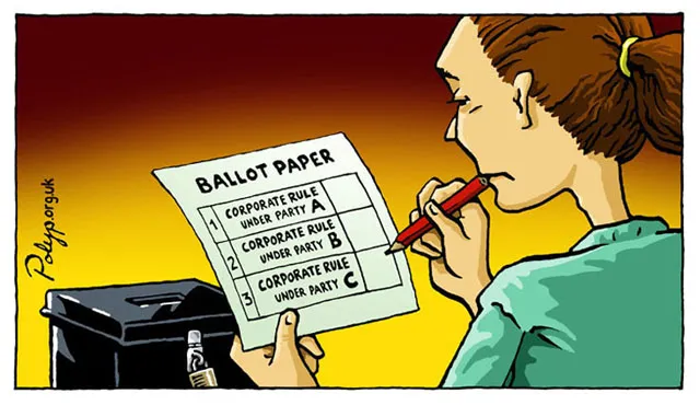 polyp_cartoon_corporate_rule_democracy_ballot_paper_box.jpg
