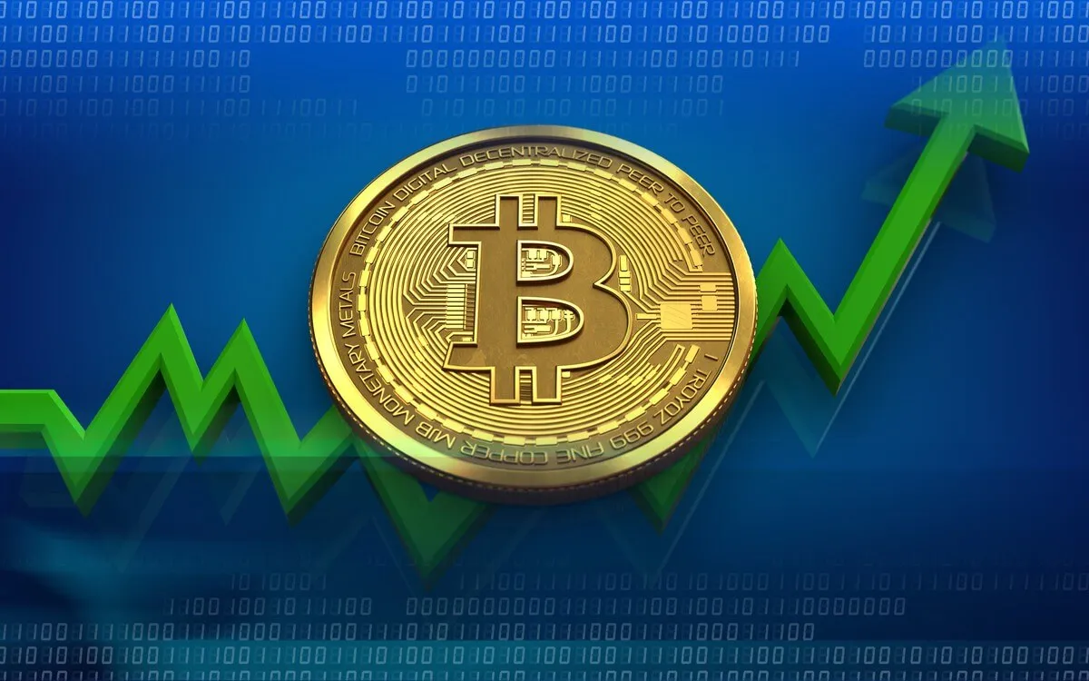 Bitcoin-Münze-Pfeil-hoch-Bitcoin-2019-Bitcoin-2020.jpg