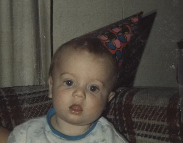 1986-02-11 - Tuesday - Baby Oatmeal Joey Arnold - My first birthday