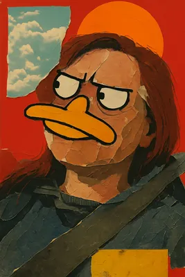 Edit of myself done by me. Quack.