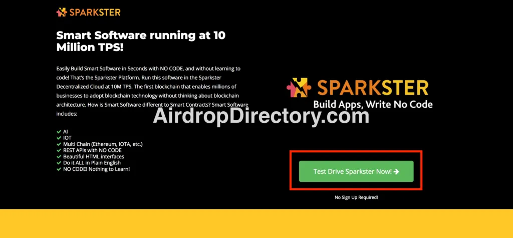 Sparkster Airdrop Tutorial 1