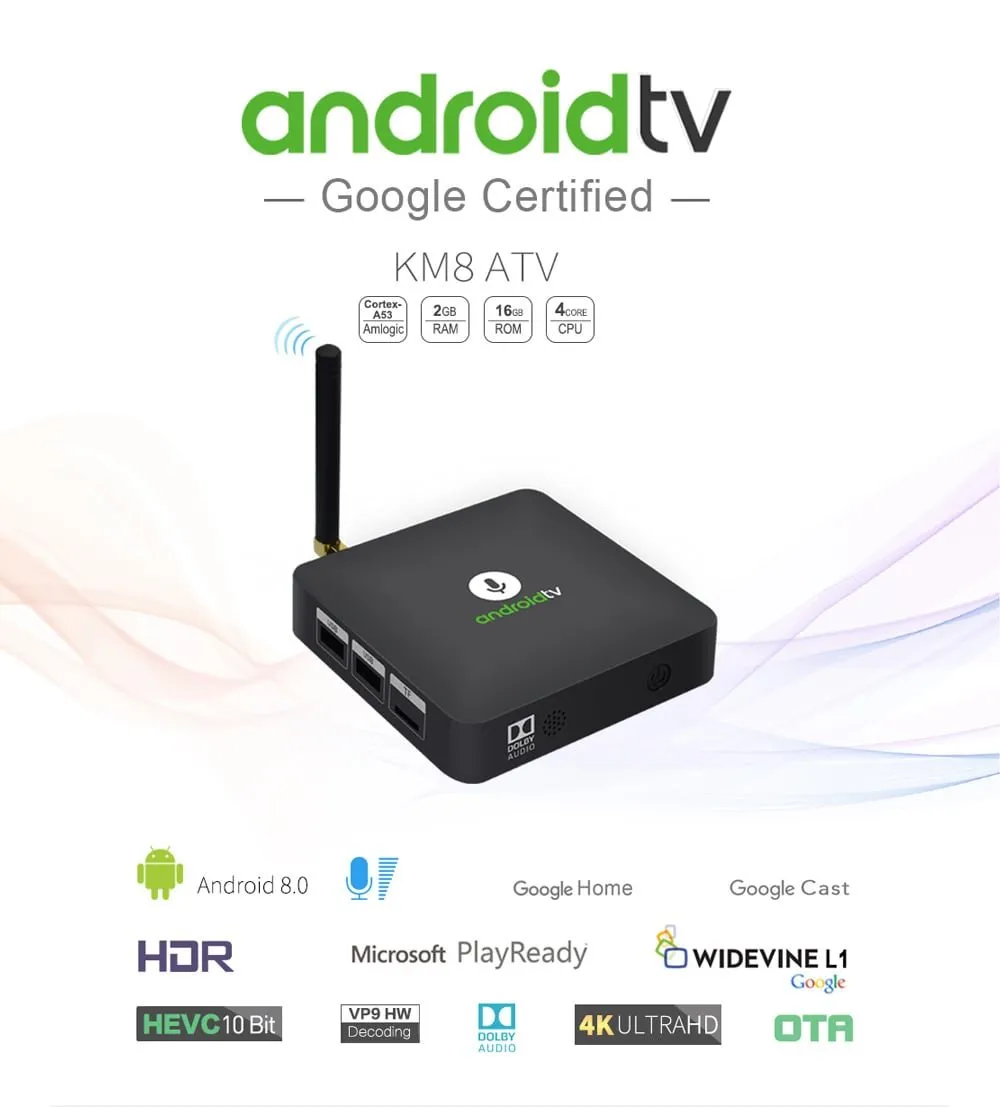 Gearbest MECOOL KM8 TV Box. More information on the site ...