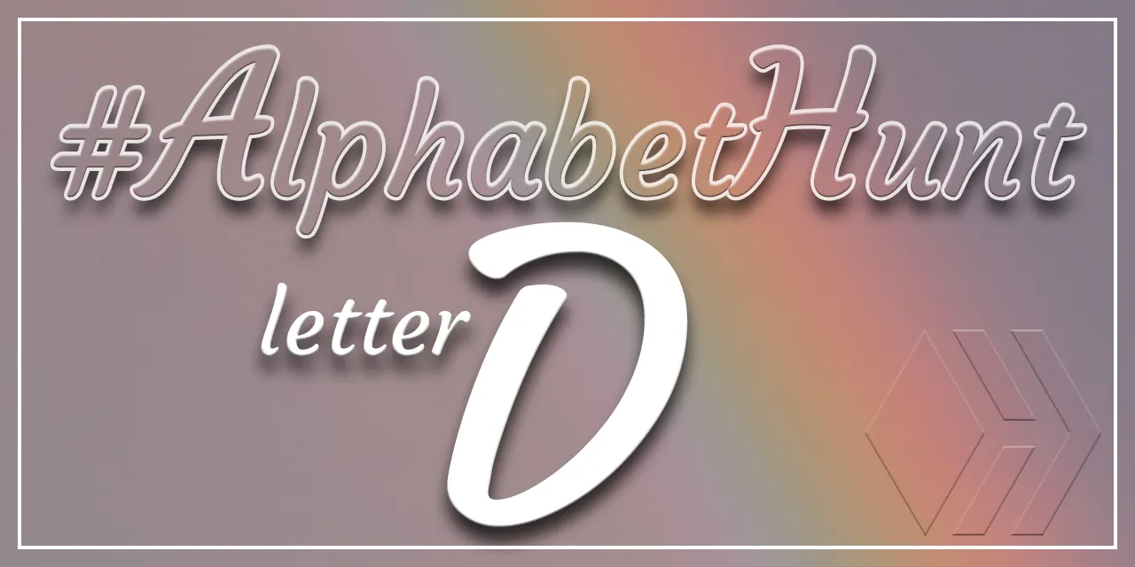 AlphabetHunt for the Letter D