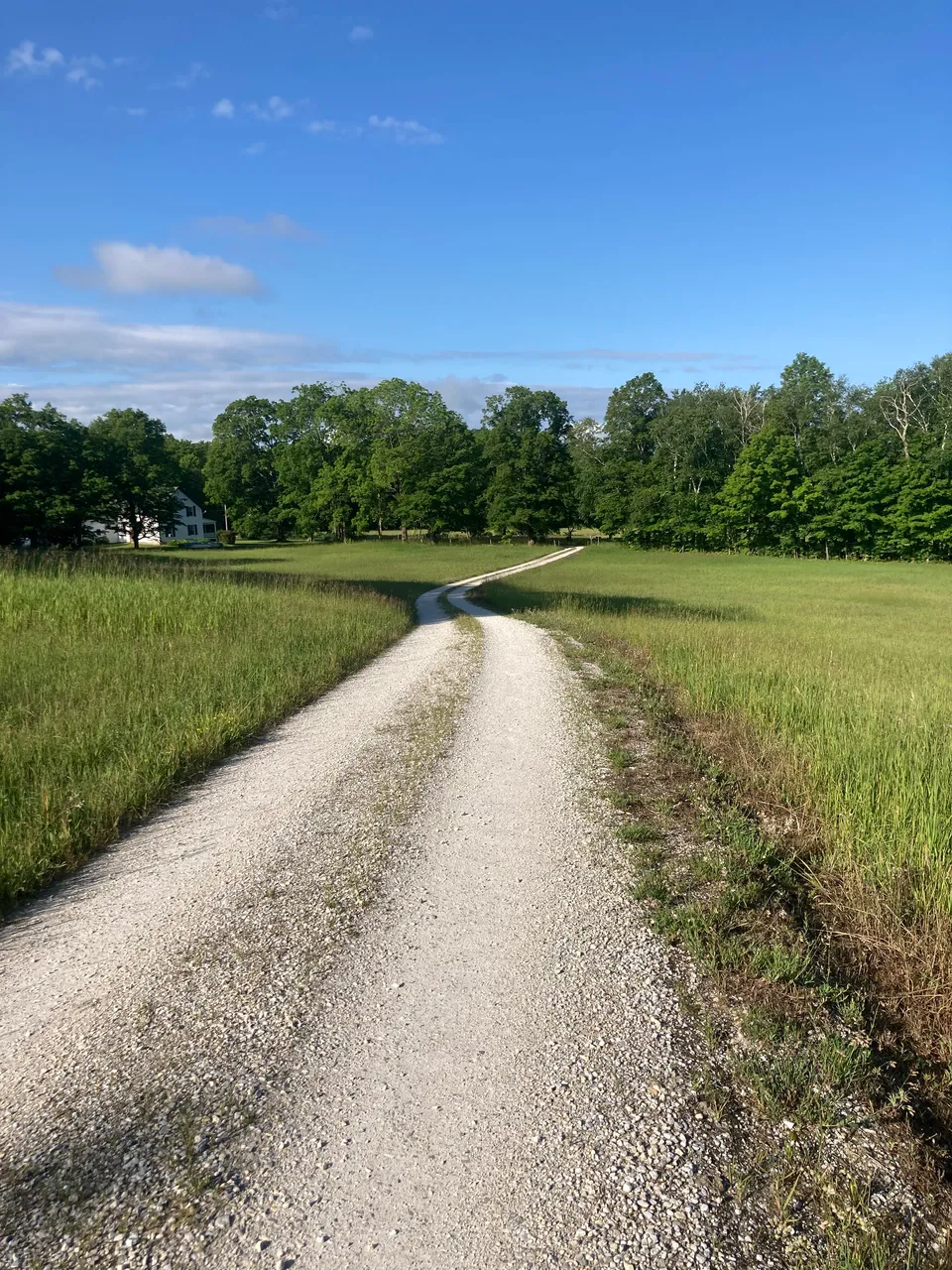 Gravel road down the hill