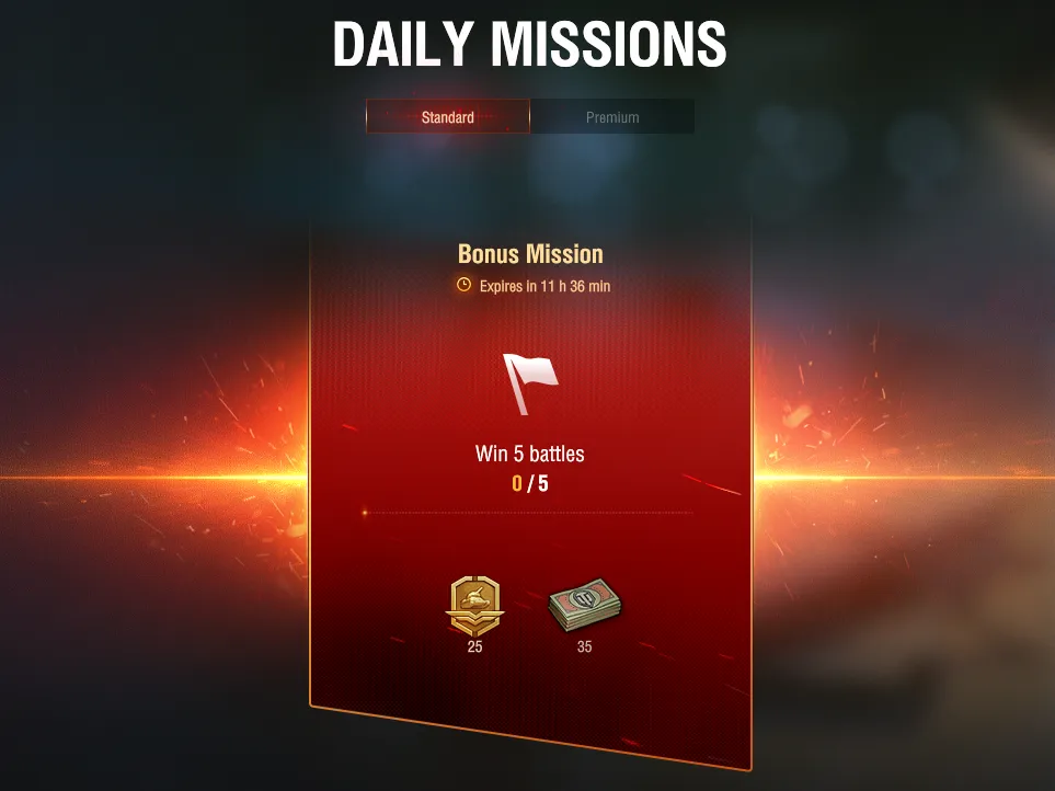 Bomus point dor daily mission