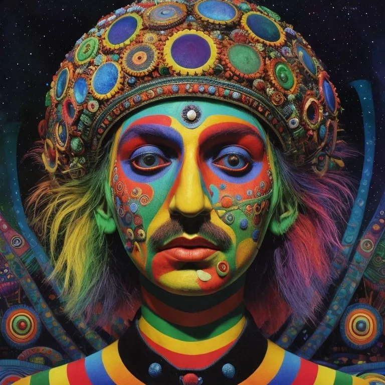 ANOTHER HUNDERWASSER PAINTED HEAD