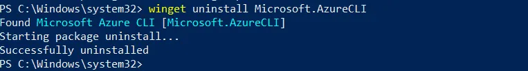 Removal-of-the-Azure-CLI-from-Windows