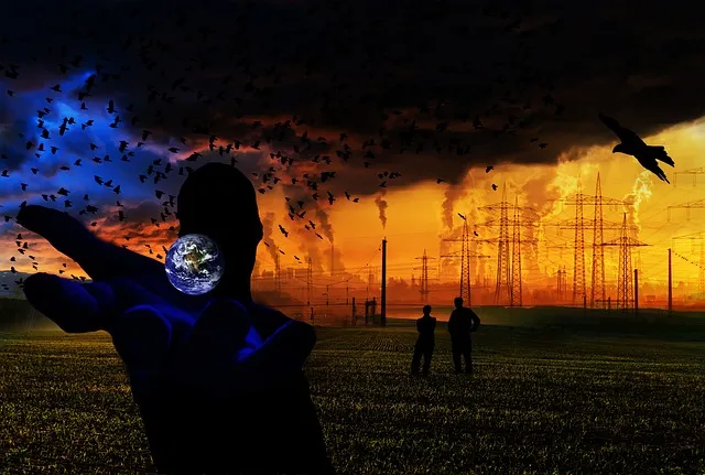 Mans silloquette looking into the future small earth.jpg