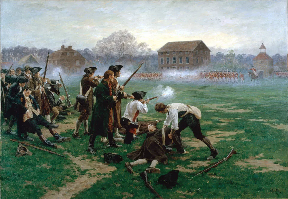 The_Battle_of_Lexington William Barnes Wollen Public domain national War Museum.jpg