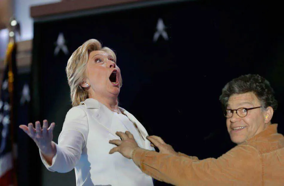 al franken gropes hillary clinton sexual assault pervert.jpg