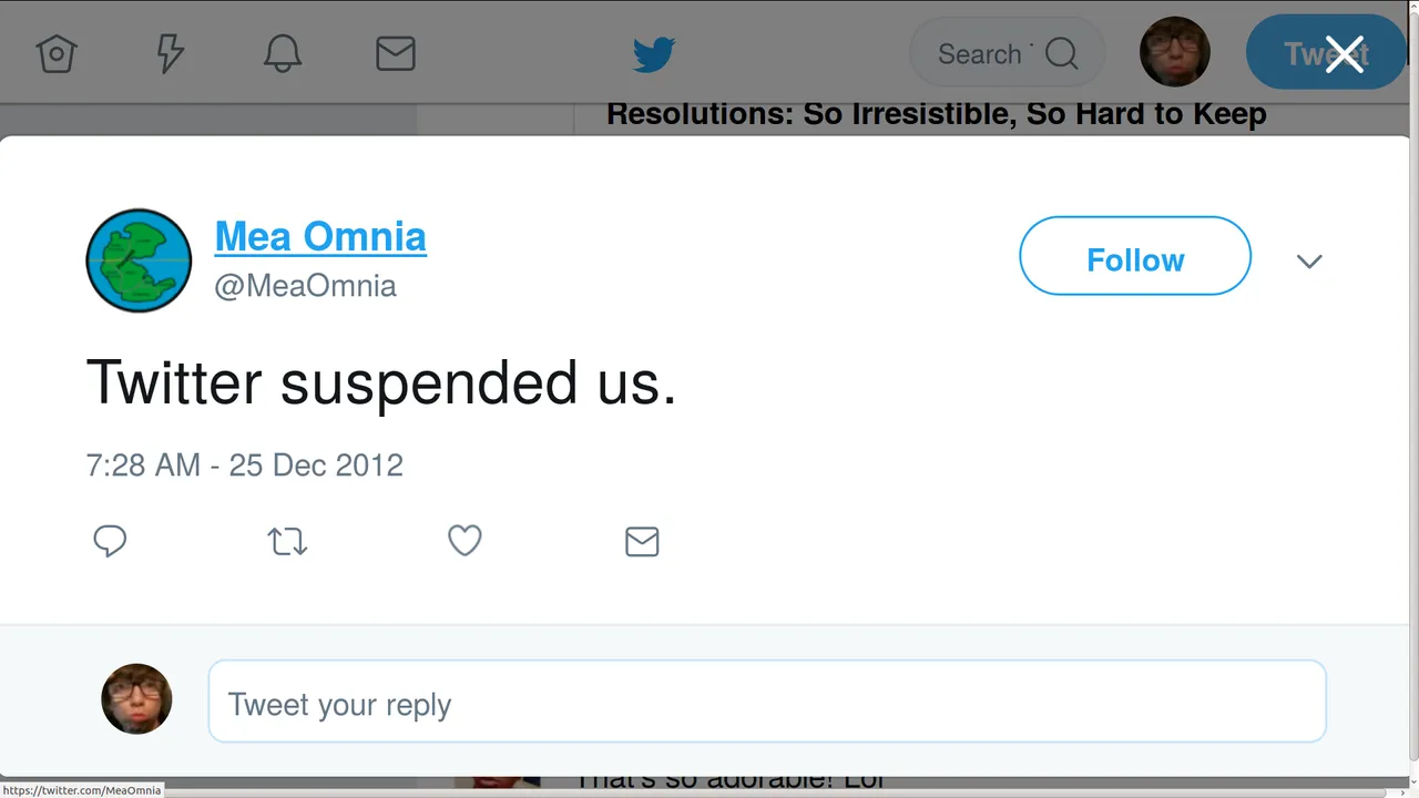 2012-12-25 - Tuesday - Twitter Suspended JA Account - Merry Christmas - You're Censored - Screenshot at 2018-12-12 19:46:30.png