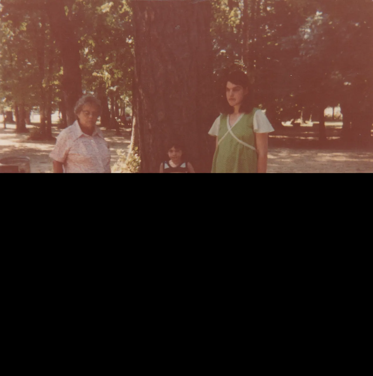 1980-08-22 - Friday - Jim, Karen, Ann Pickell, outside, picnic, park, could be camping, but not sure exactly where or what-1.png