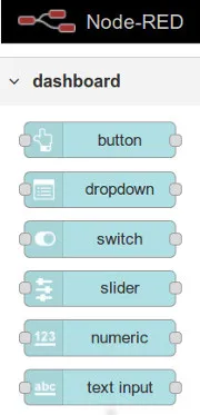 drag and drop palette in Node-RED makes Alexa voice control easy